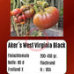 Aker’s West Virginia Black DER TOMATENFLÜSTERER