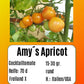 Amy´s Apricot DER TOMATENFLÜSTERER