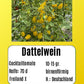 Dattelwein DER TOMATENFLÜSTERER