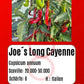 Joe´s Long Cayenne DER TOMATENFLÜSTERER
