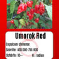 Umorok Red DER TOMATENFLÜSTERER